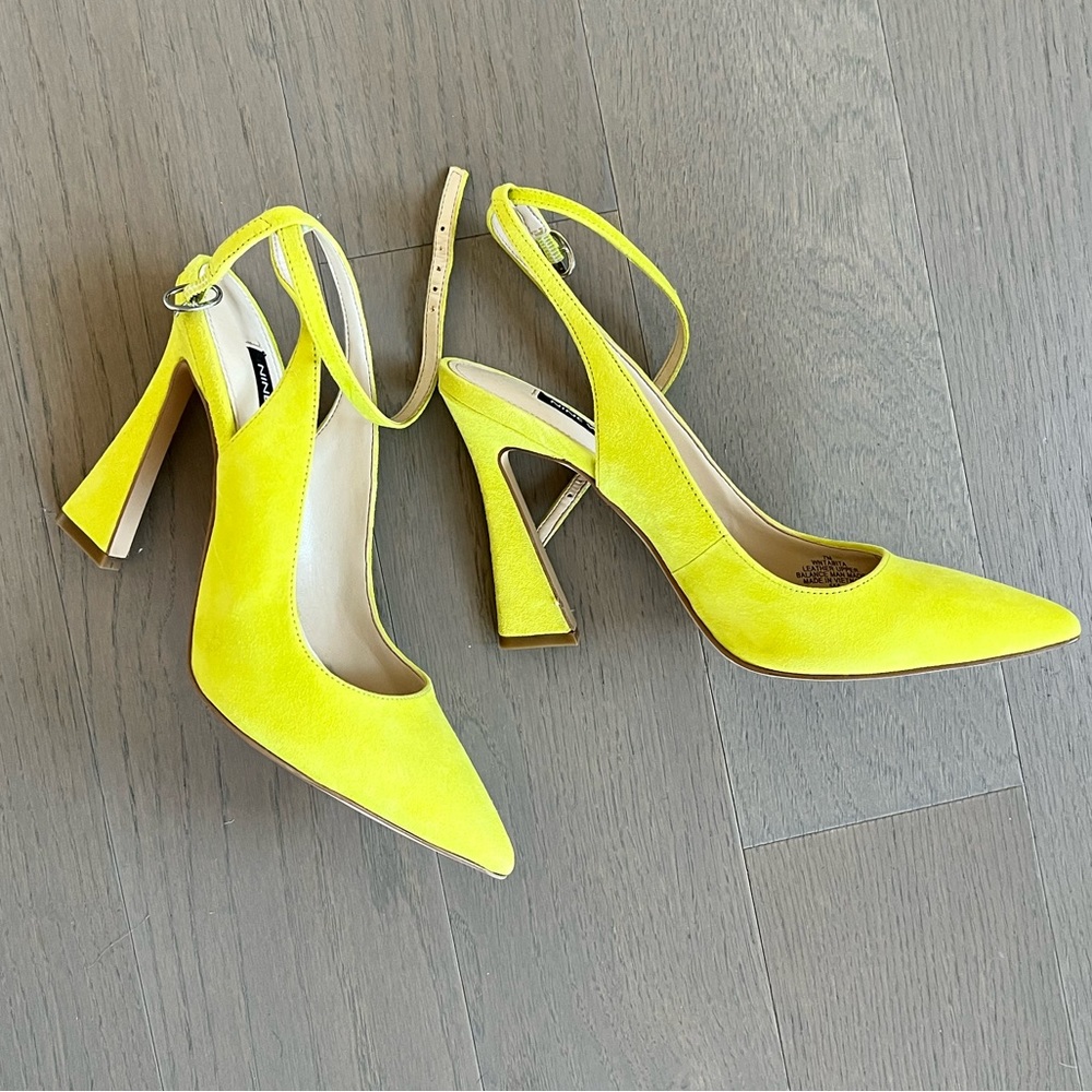 NINE WEST Tabita Tapered Heel Pointy Toe Dress Pumps- size 6.5 never worn